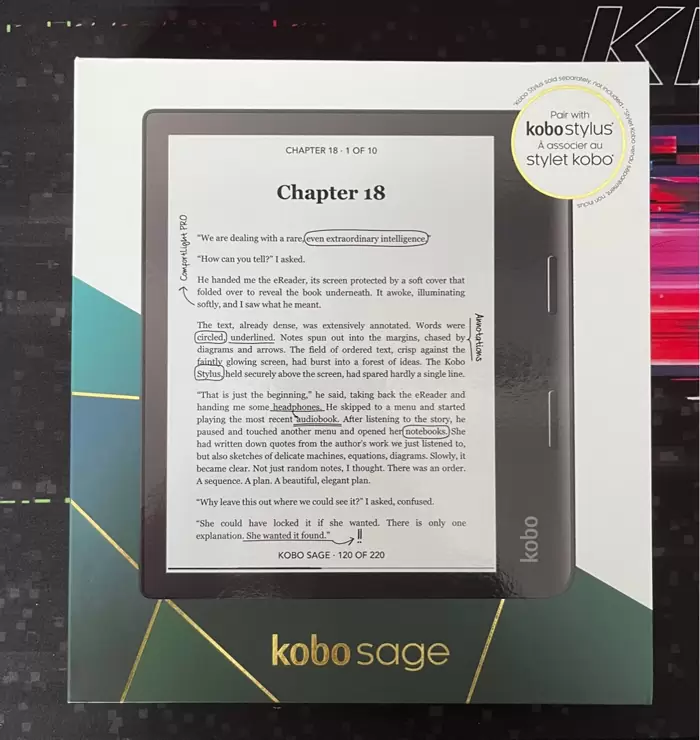 [warranty] KOBO SAGE e-ink e-reader cum notebook