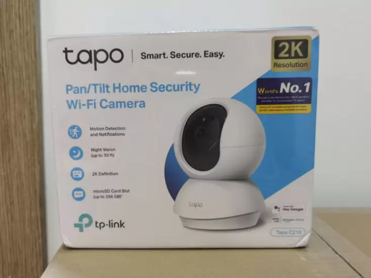 Tapo pan/tilt home security wifi camera